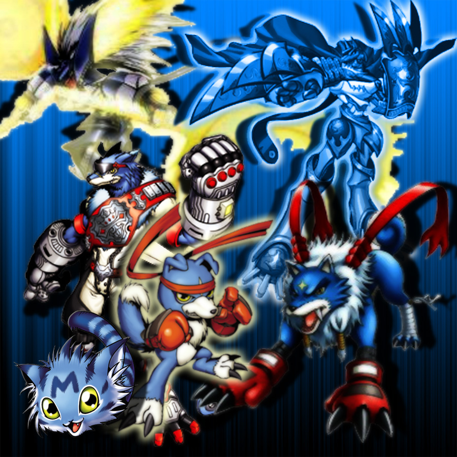 Digimon - Tailmon and Gaomon(Colored) by PawRZ on DeviantArt