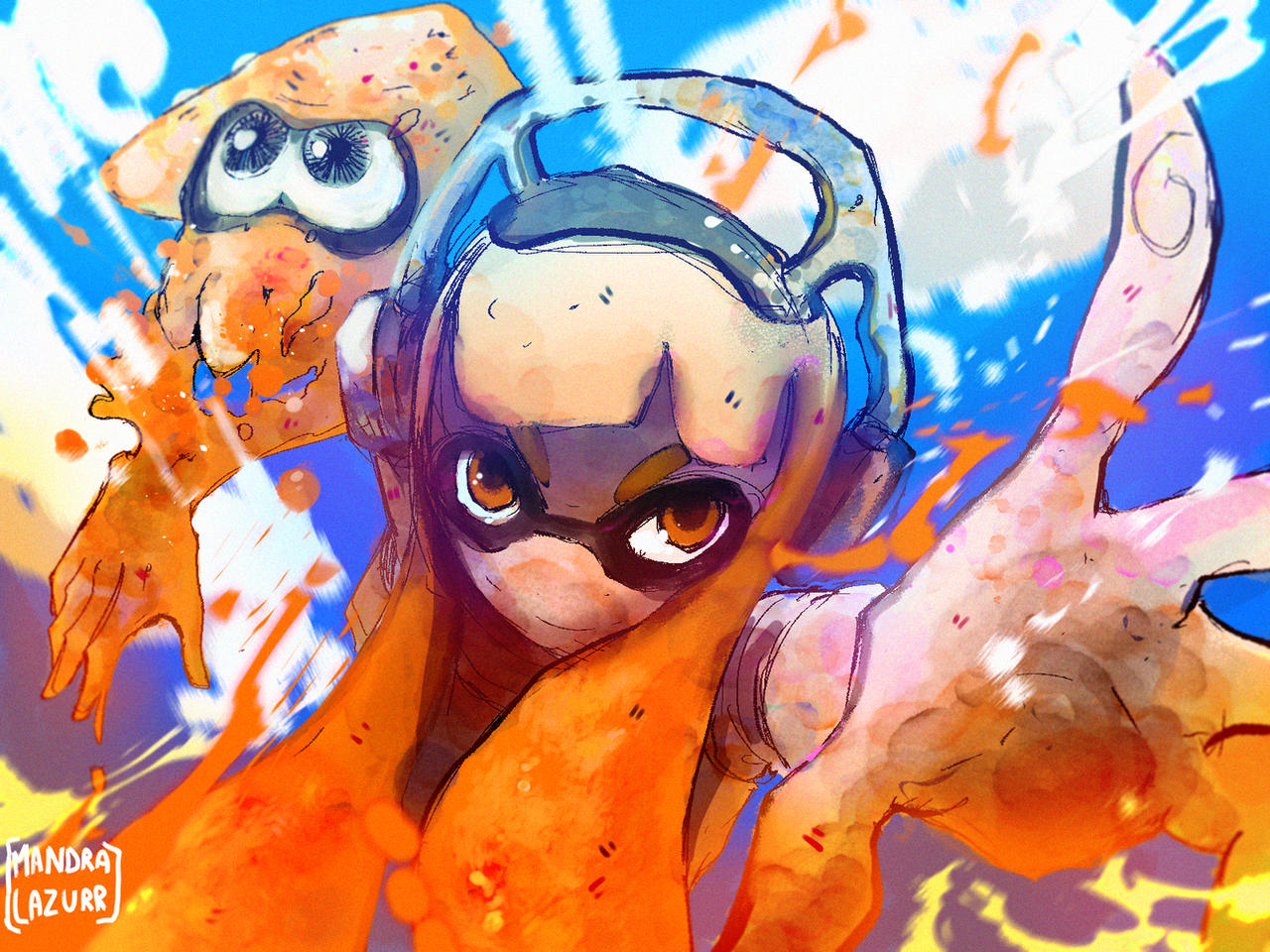 Inkling fanart by klemtmandra on DeviantArt