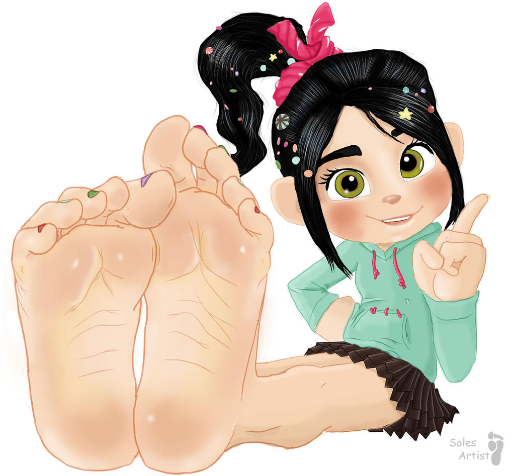 Vanellope von Schweetz's soles.