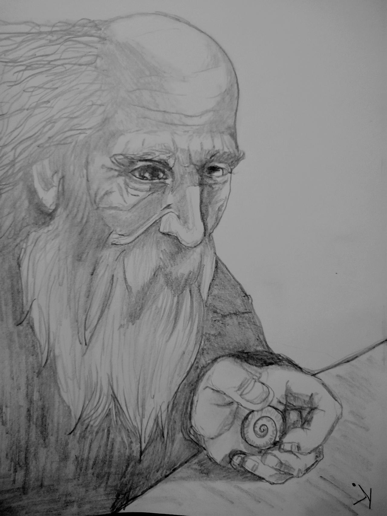Old man with the shell by Arielstein on DeviantArt