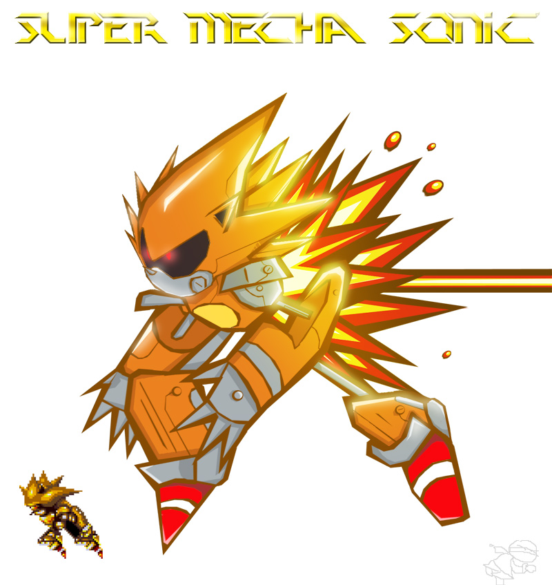 Super Neo Metal Sonic by moodyEquinox on DeviantArt