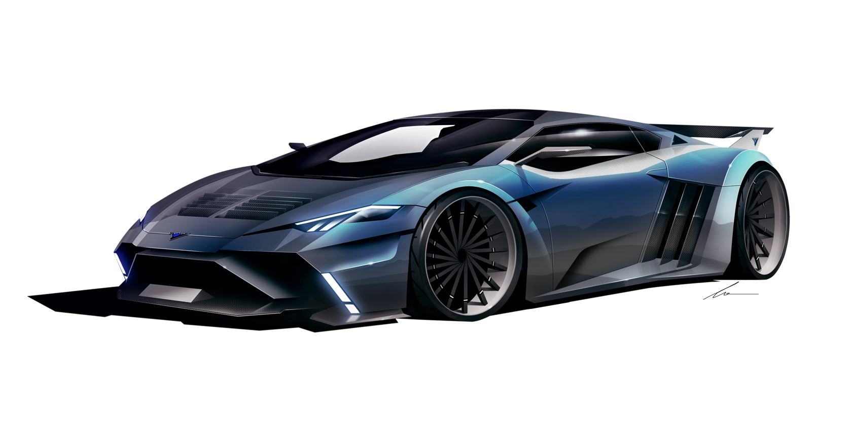 Vector Motors W12 supercar concept