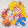 Crash and Tawna Bandicoot