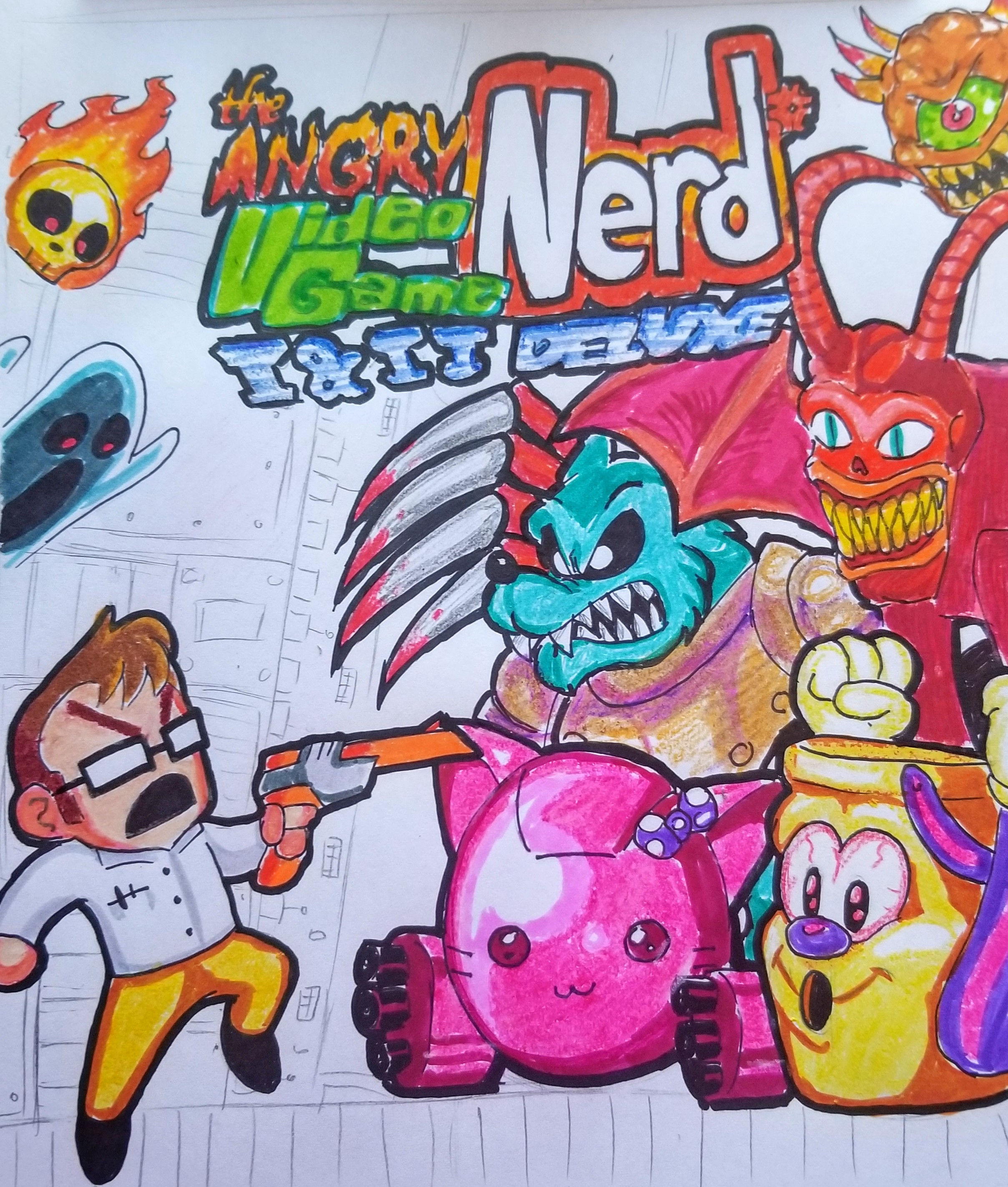 Avgn Collection AVGN 12 DELUXE recreation by theguywhodrawsalot on DeviantArt