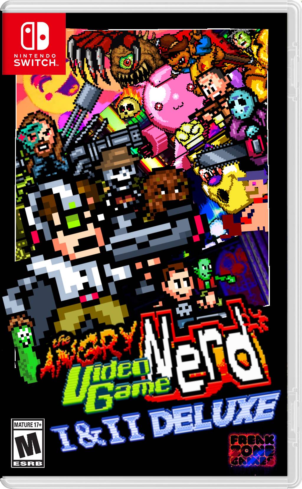 Avgn Collection AVGN 12 DELUXE fan made switch box art by theguywhodrawsalot on DeviantArt