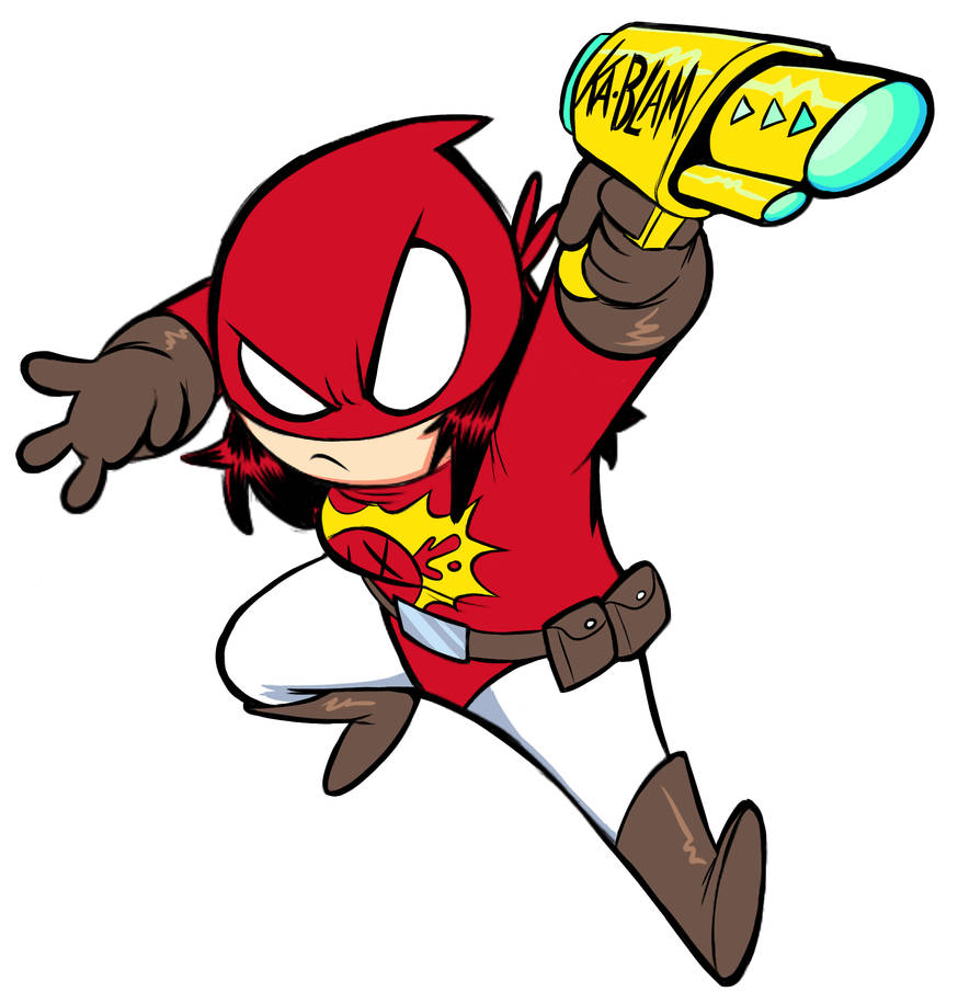 Red Target Character Red Targets got her blaster on you by theguywhodrawsalot on DeviantArt