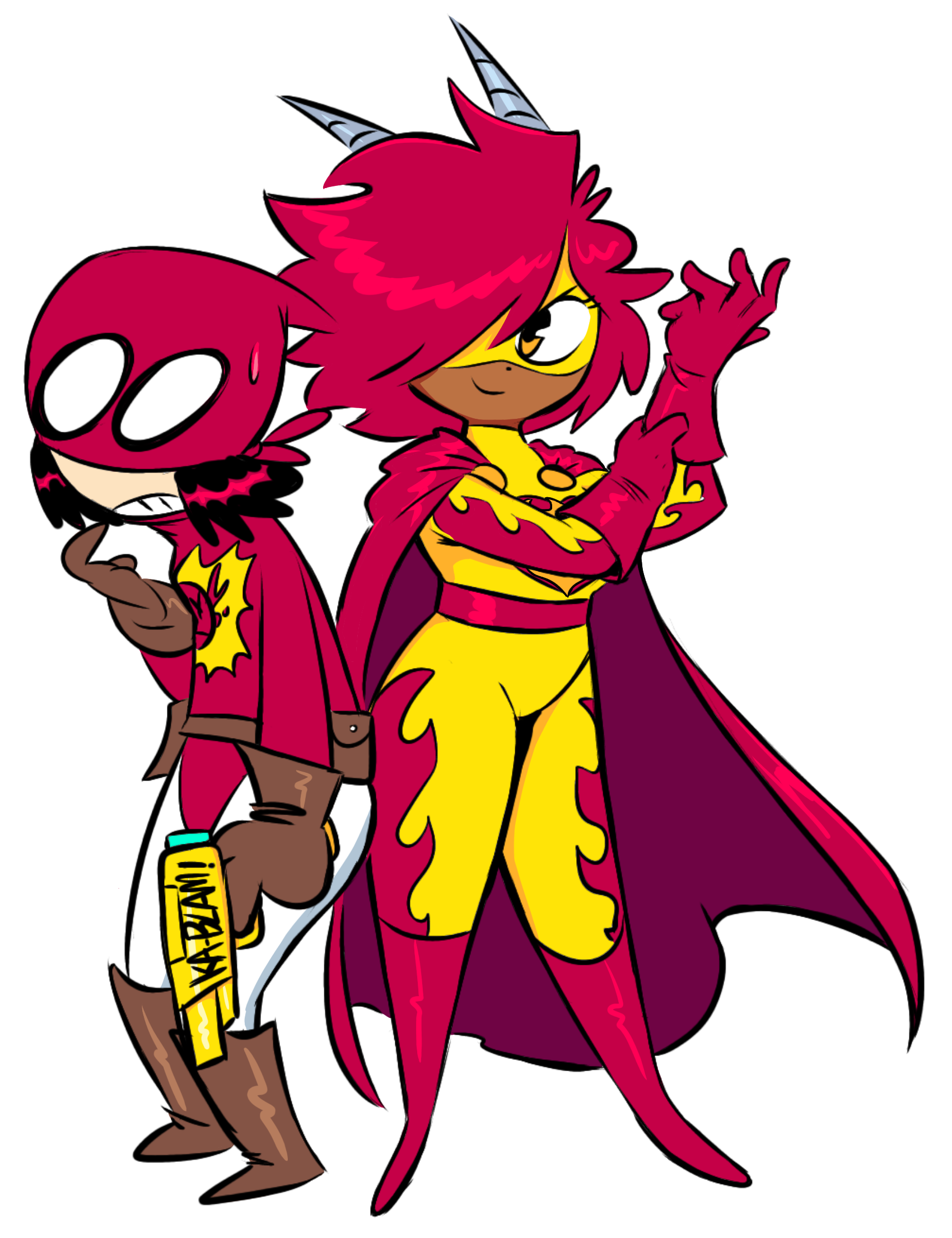 Red Target Character Red Target and Sara by theguywhodrawsalot on DeviantArt