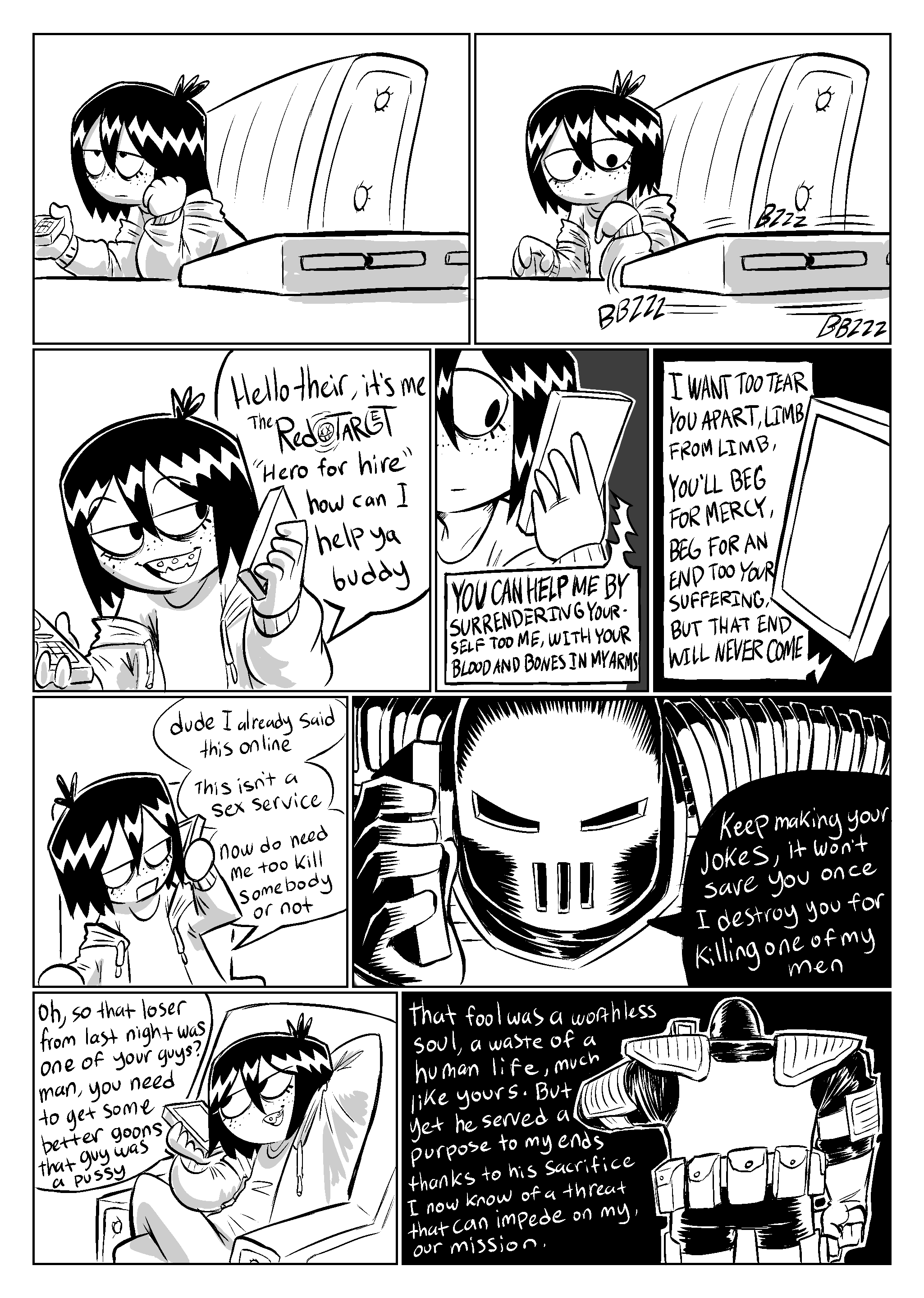 Red Target Character The Red Target COMIC page 9 by theguywhodrawsalot on DeviantArt