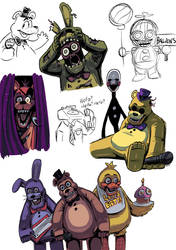 Scary animal animatronics