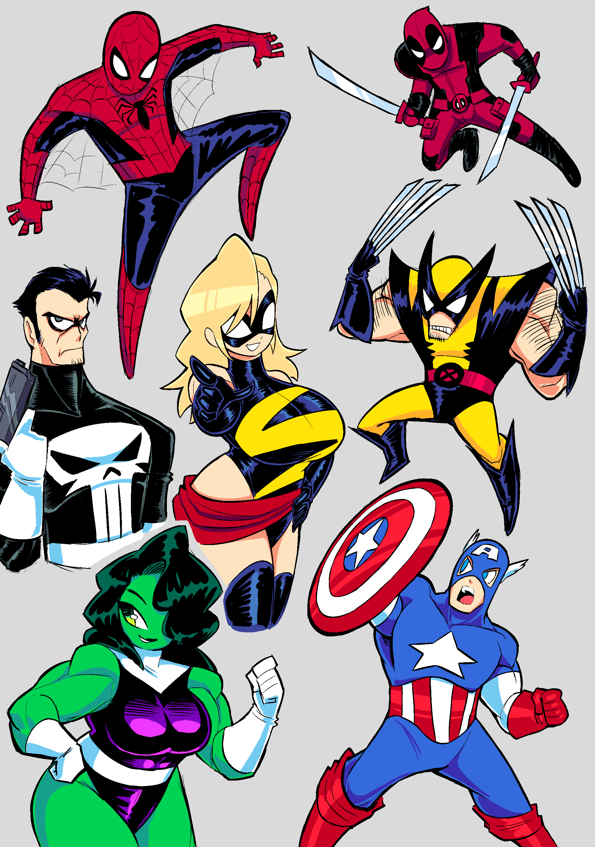 Marvel Textures Deviantart I drew some Marvel stuff by theguywhodrawsalot on DeviantArt