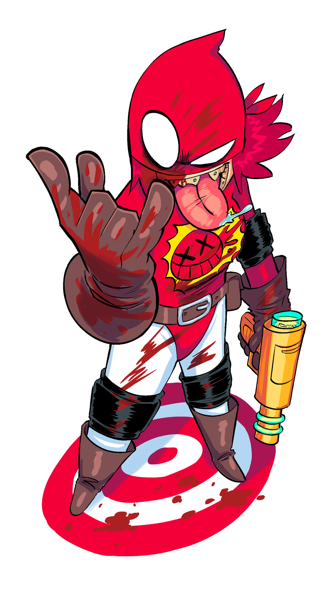 Hyper Target Deviantart Red Target trying to look cool by theguywhodrawsalot on DeviantArt