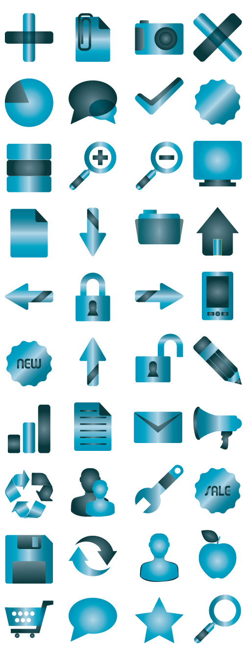 Blue Simpleshots Icons