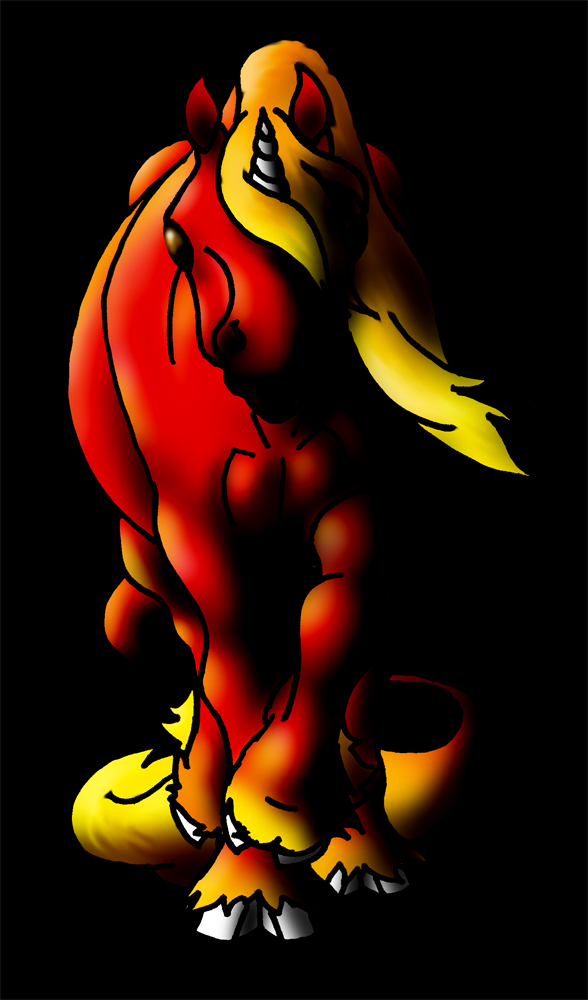 Firey Unipony