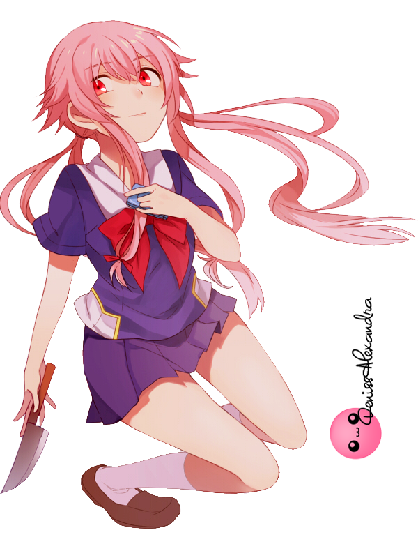 Yuno Gasai - Mirai Nikki by AscheeLnte on DeviantArt