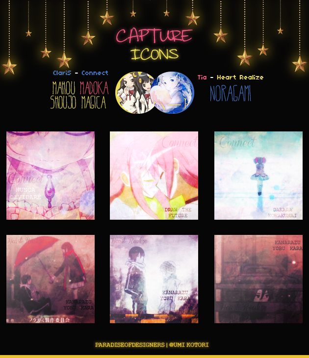 Pack icons Madoka Magica x Noragami ~