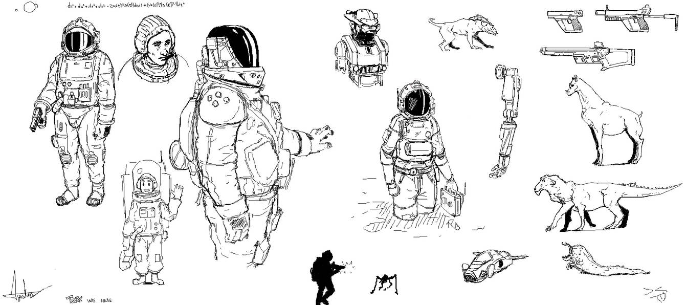 Ms paint Scfi doodles by Toxifog on DeviantArt