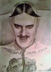 Ilya Prusikin in pencil-fan art