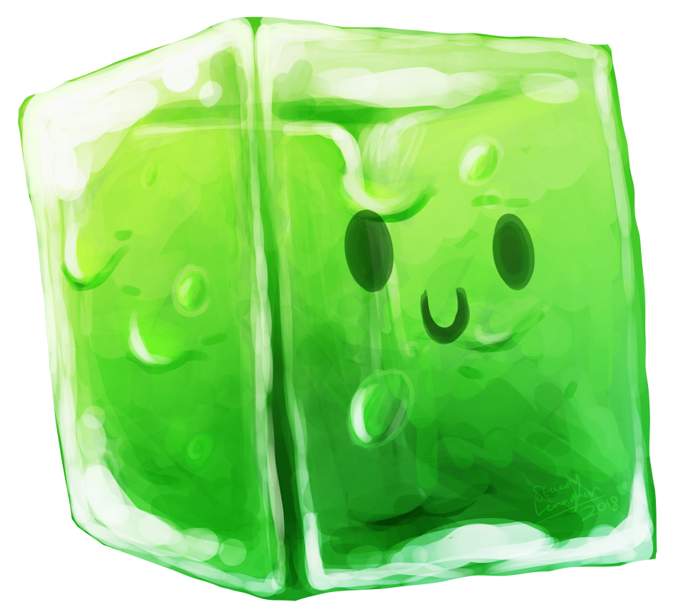 Gelatinous Cube by ShadeySix on DeviantArt