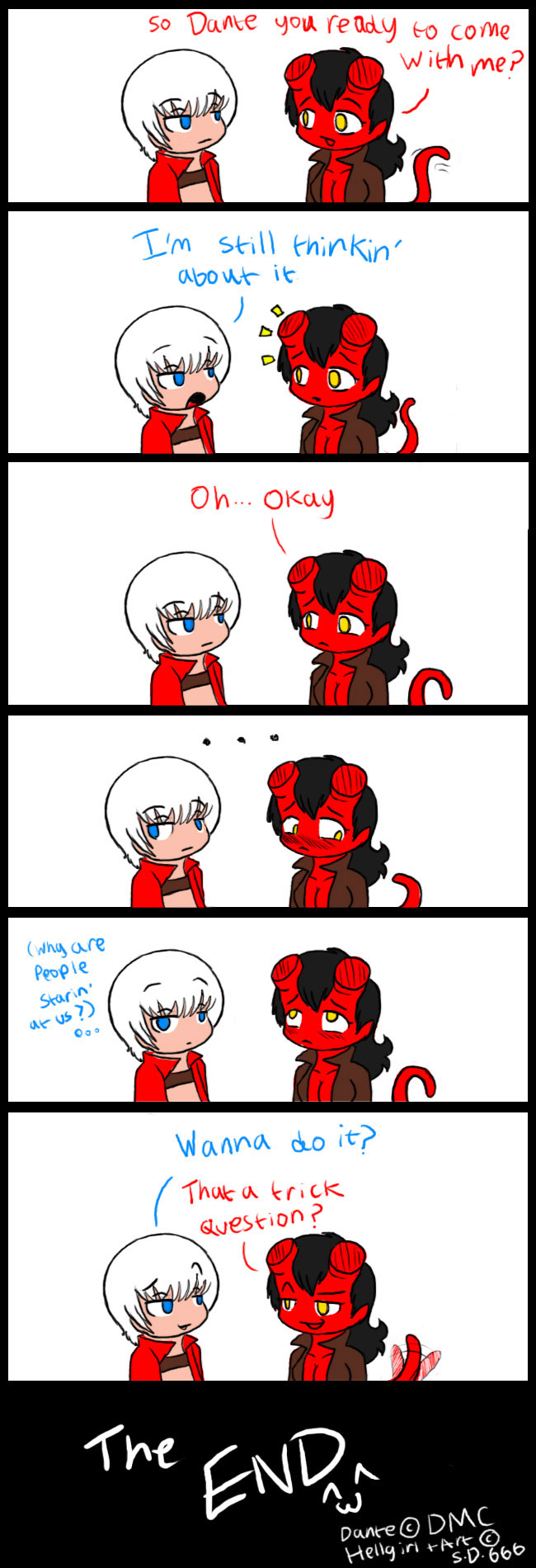 Dante+Hellgirl Comic : SEX