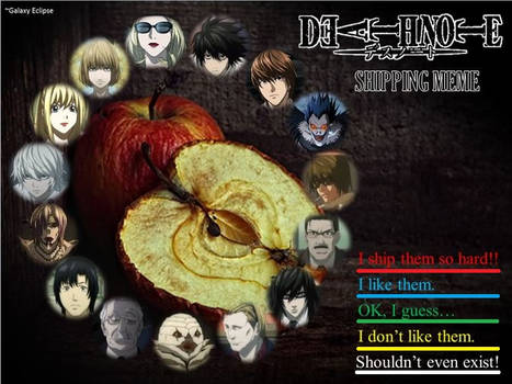 Death Note Shipping Meme
