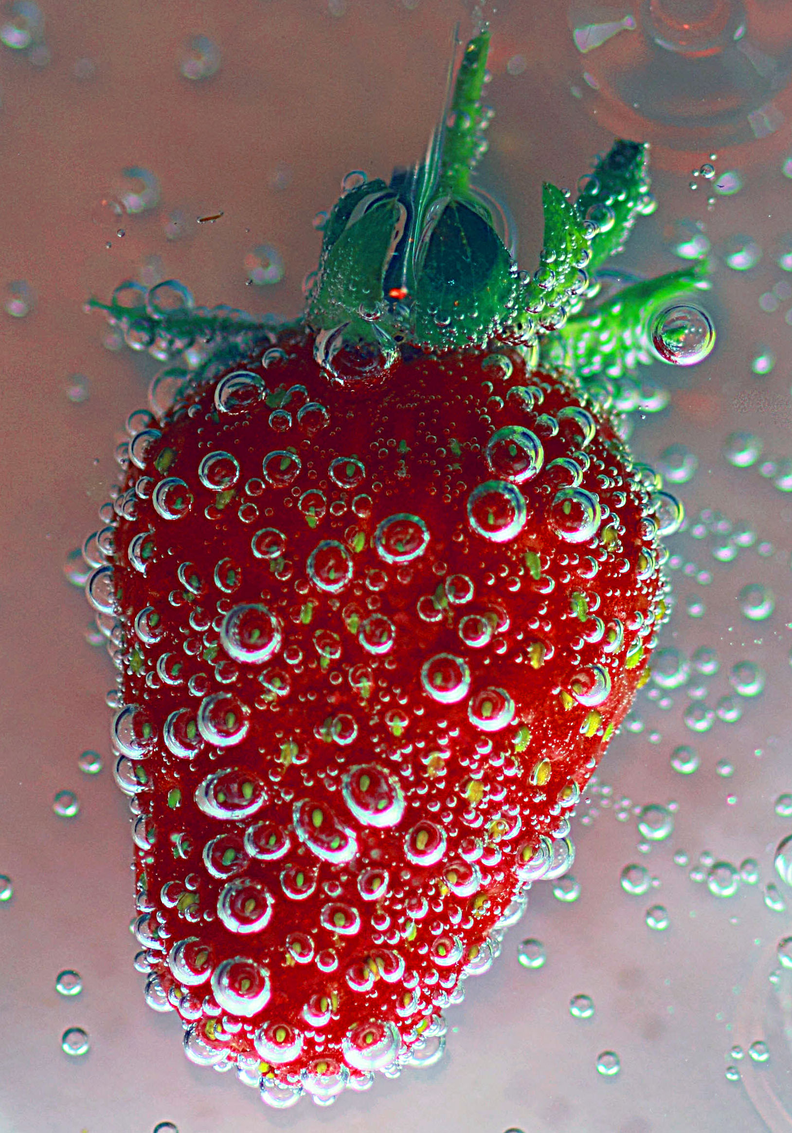 strawberry bubbles