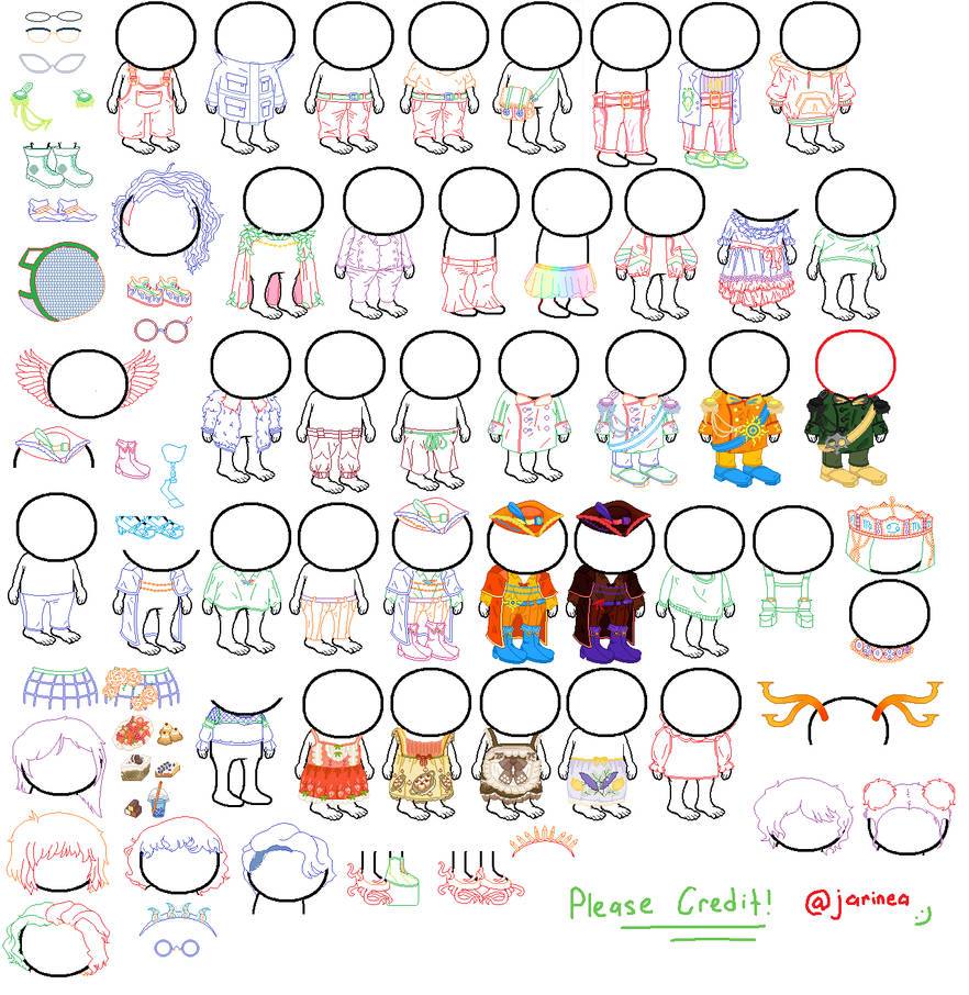 Random Asset Compilation F2u Base by jarinea on DeviantArt