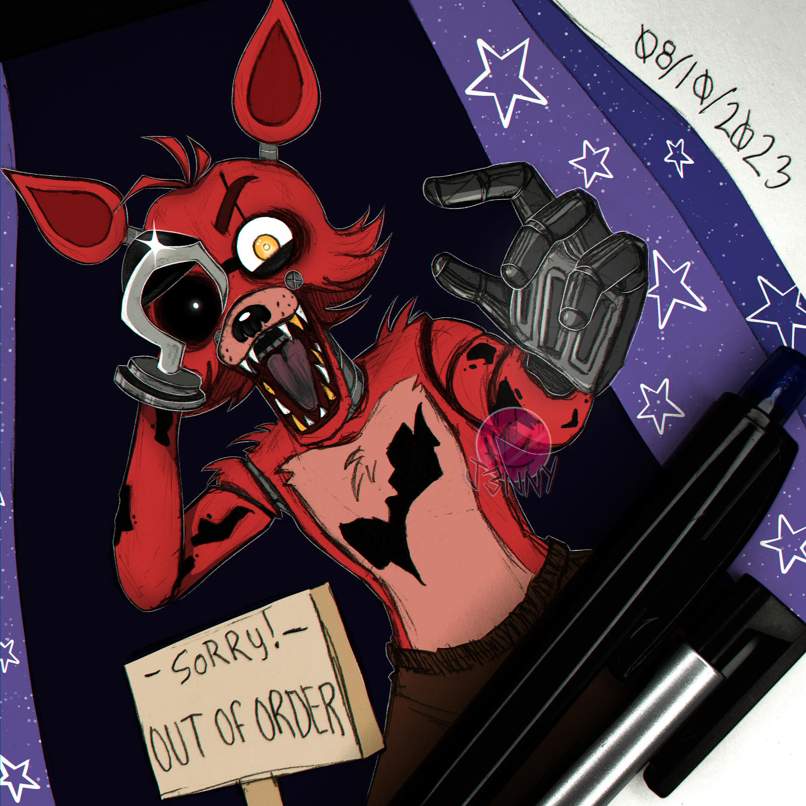 Deviantart Foxa Foxy!! (FNAF) by JennyClod on DeviantArt