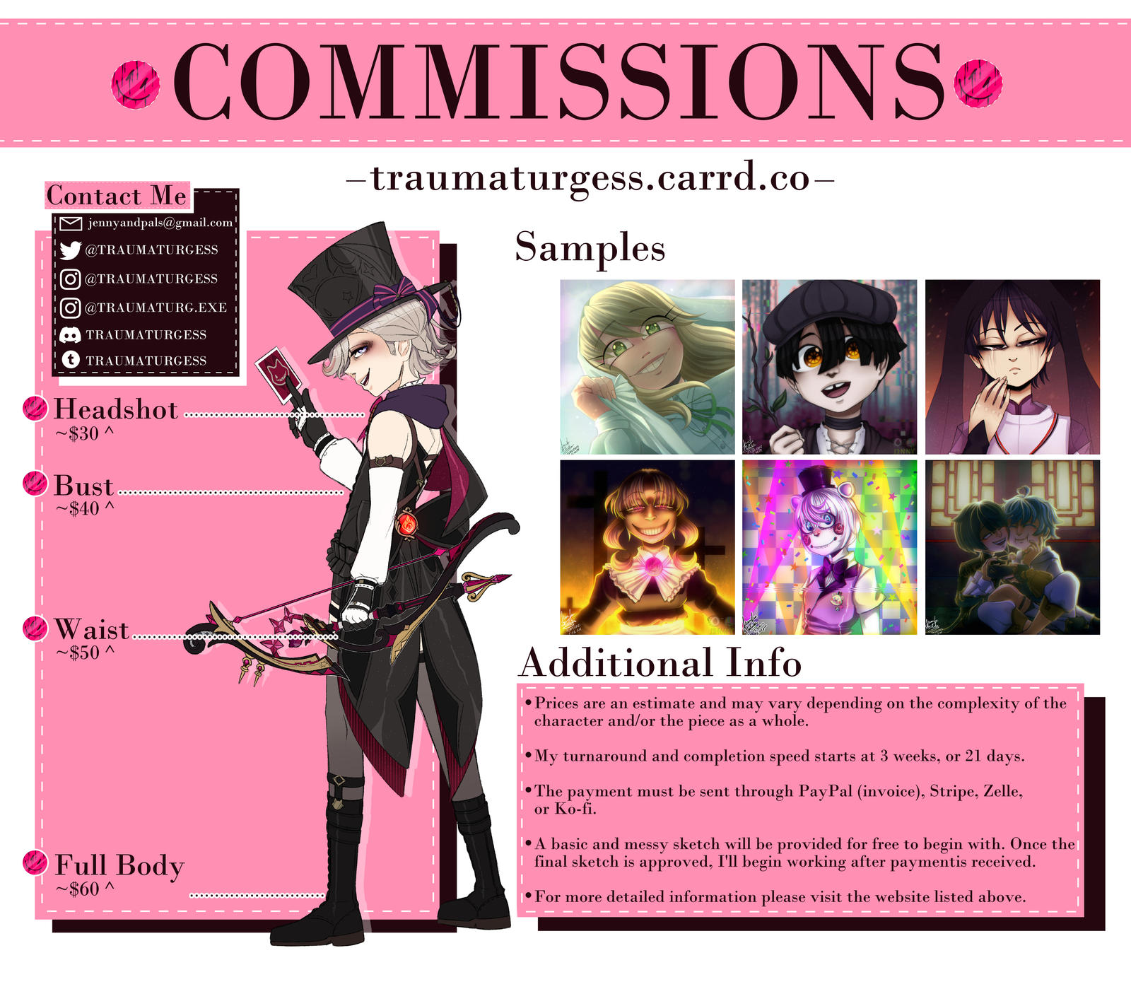 Cosplay Commission.pdf Comissions Sheet by JennyClod on DeviantArt