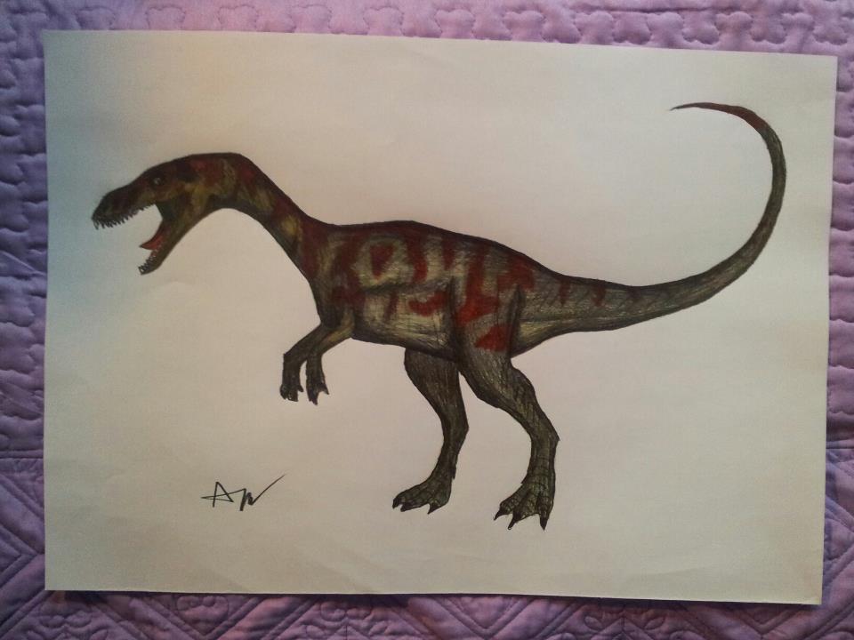 dinosaur pencil drawing