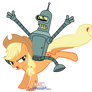 bender with applejack