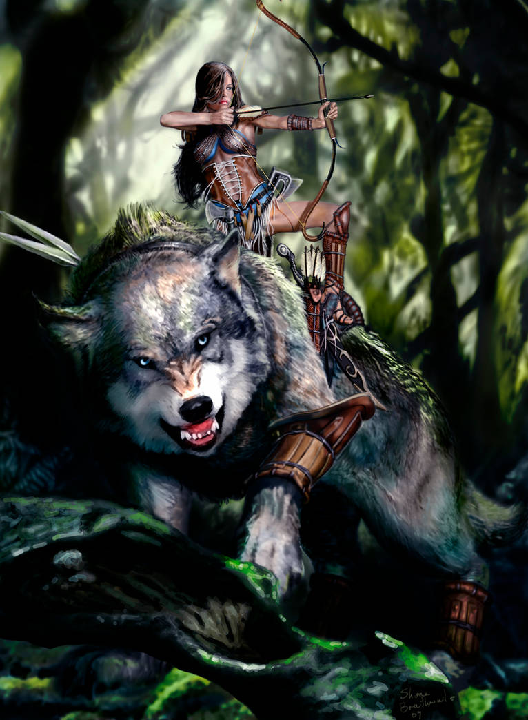 wolf rider by SBraithwaite on DeviantArt