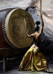 dragon volcano drum by SBraithwaite