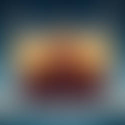 Glowing eyes Powerful monk meditating in the snow