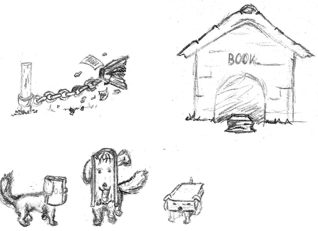 Bookified Dogs sketchdump by RetSamys