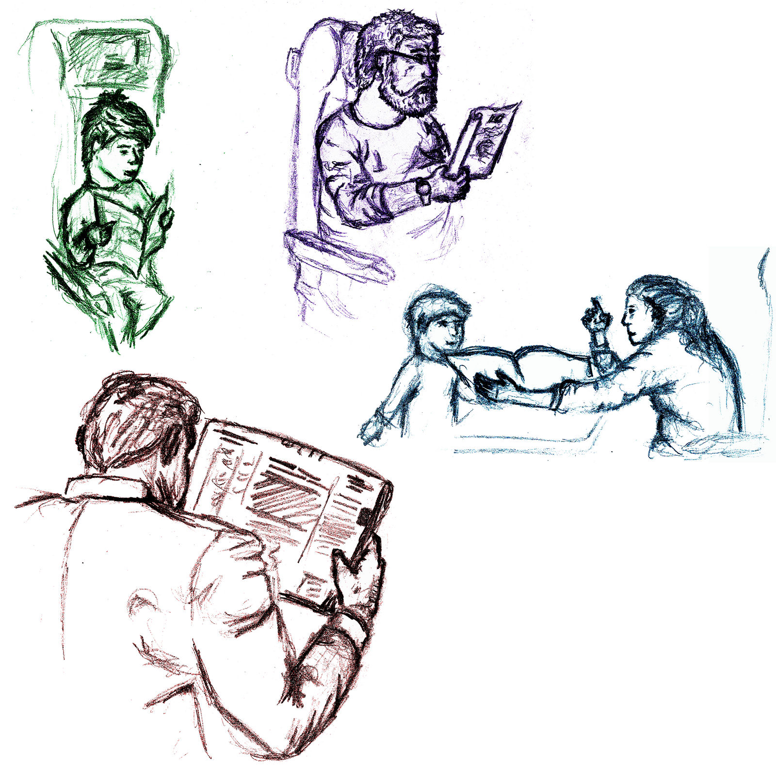Daily39 - Reading People 1 by RetSamys
