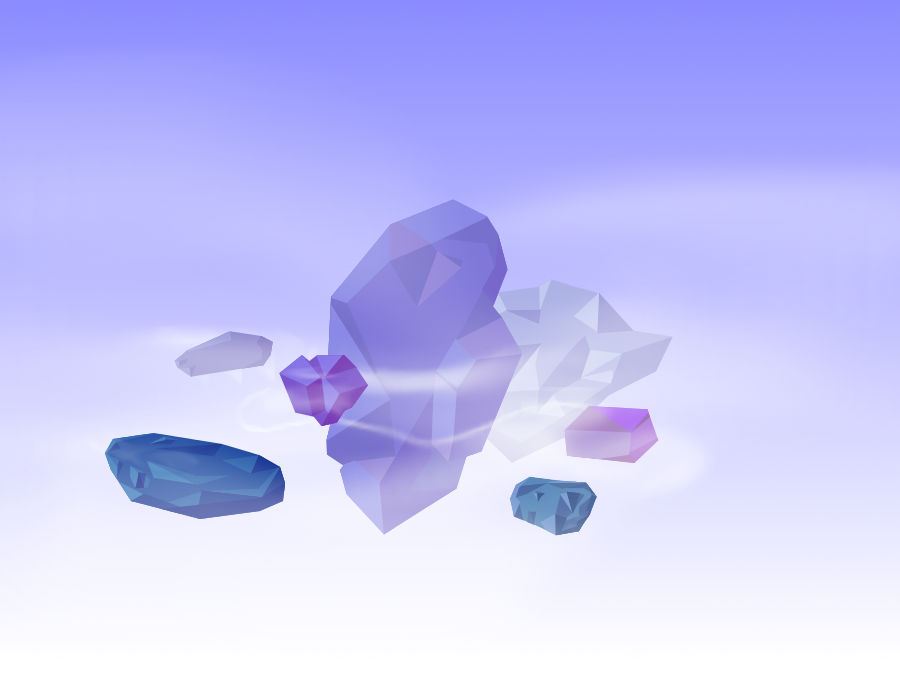 Daily81 - Floaty rocks of daily's end by RetSamys Daily81 - Floaty rocks of daily's end by RetSamys