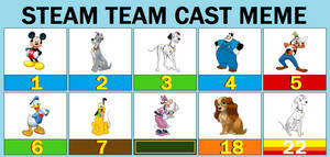 Disney's Steam Team Cast