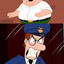 Homer Protects Peter From Postman Pat