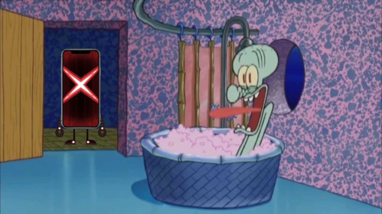 MePhoneX Drops By Squidwards House Meme