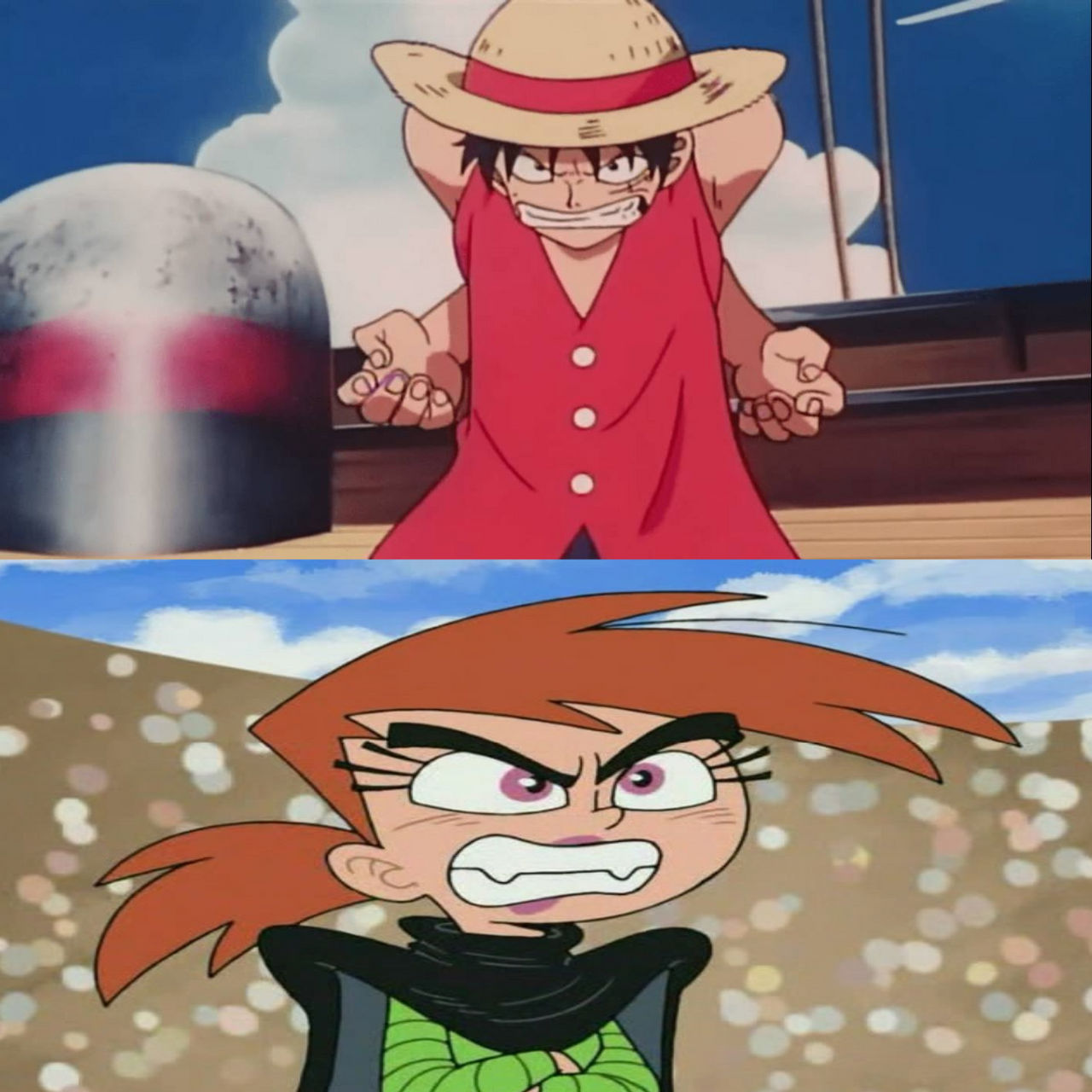 Monkey D. Luffy Vs Maho Mushi Vicky