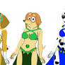 Bluey and her Friends as the Belly Dancers