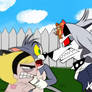 Tom and Mandy vs Loona and Jerry