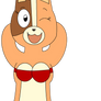 Chilli Heeler the Belly Dancer (with navel gem v2)