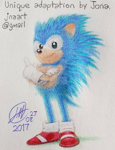 Movie Sonic if he were 10% more realistic by philkallahar on DeviantArt