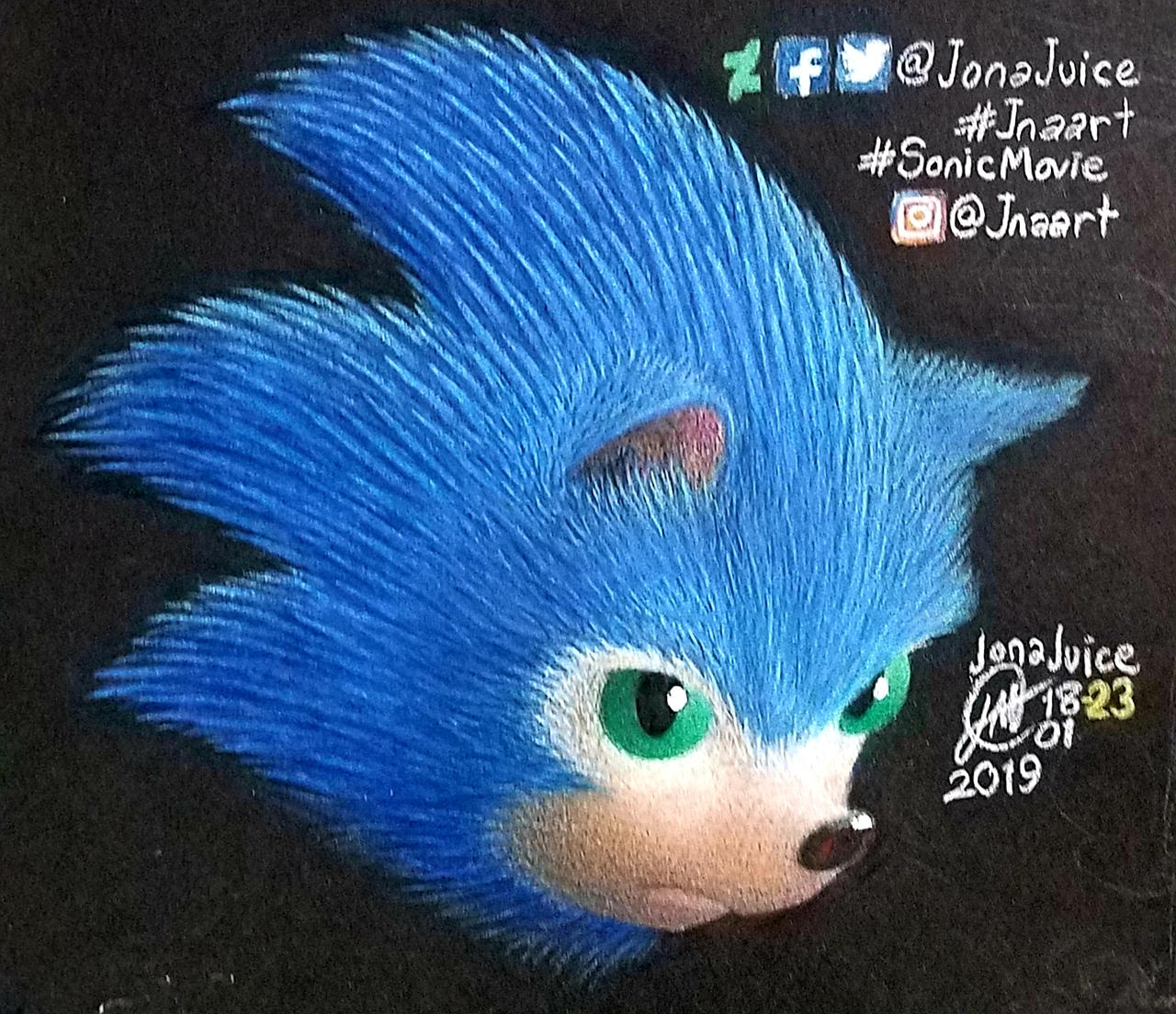Revealing: Sonic2019's face by JonaJuice on DeviantArt