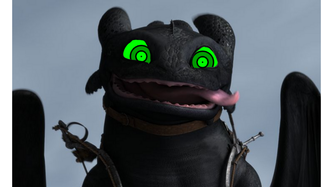 Disturbed Toothless Hypnotized toothless (Remastered) by foxgames1 on DeviantArt