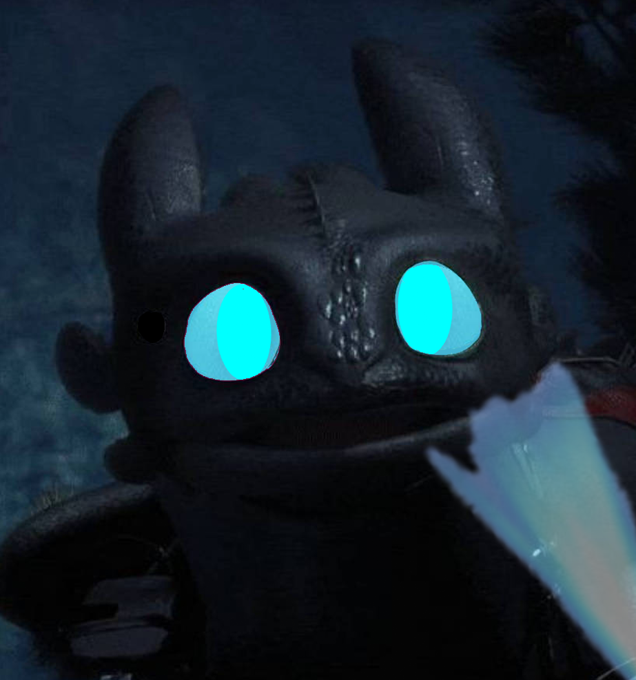 Toothless and the light part 2 by foxgames1 on DeviantArt