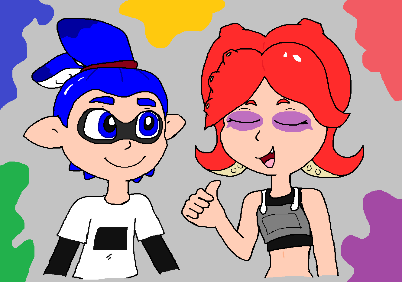 Sid and Olivia - Splatoon FCs