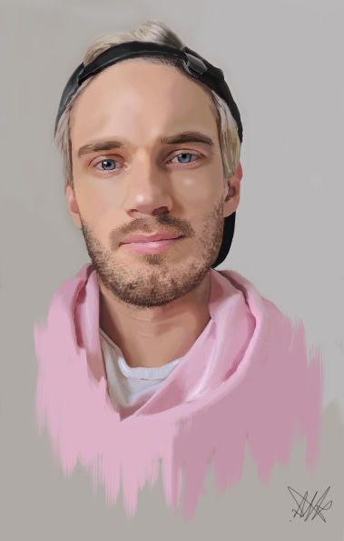 What Photoshop Program Does Pewdiepie Use PewDiePie Portrait on Photoshop. by SaiMileena on DeviantArt