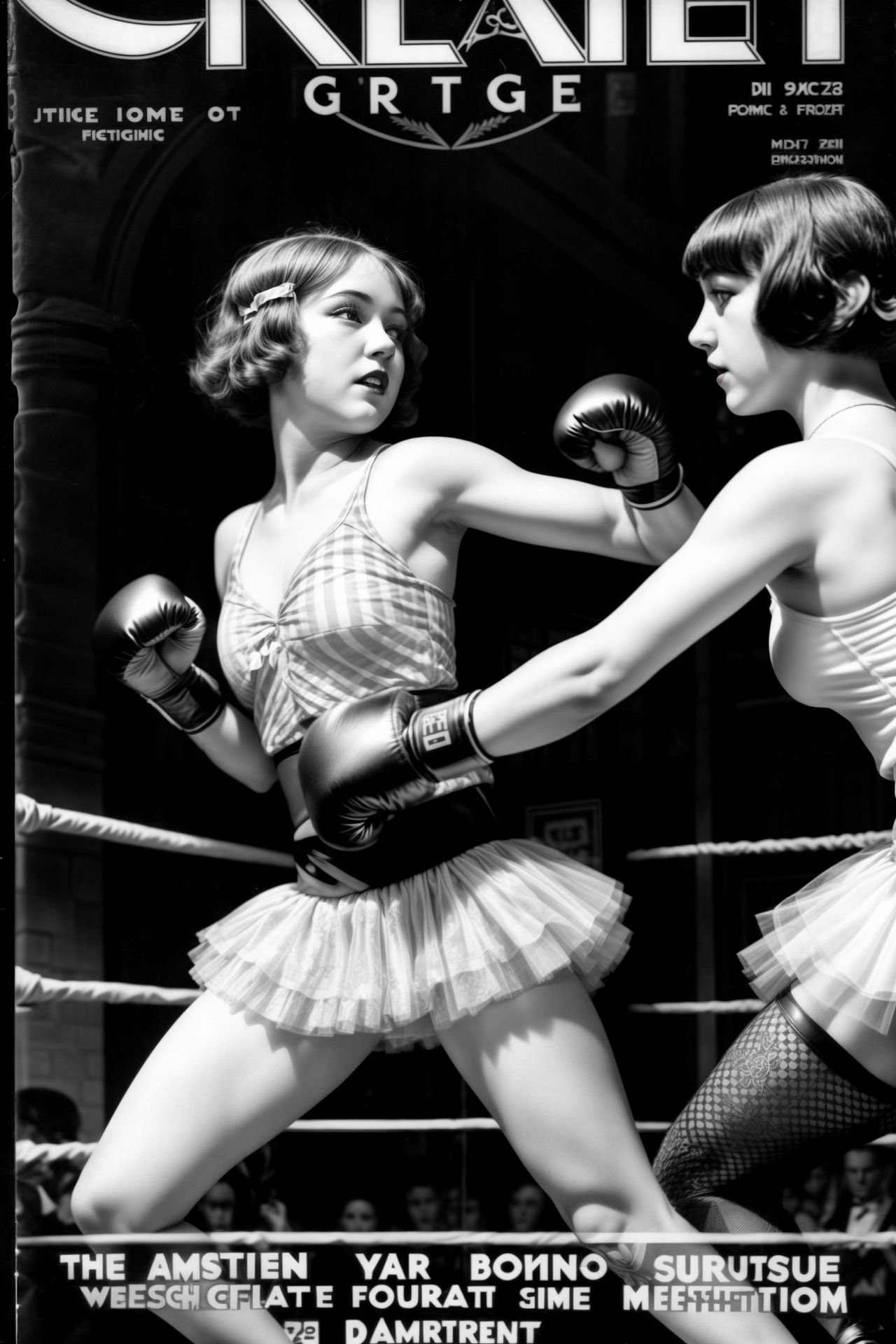 Boxing Pin Up Female Boxing Magazine 1920s by prettyfighter on DeviantArt